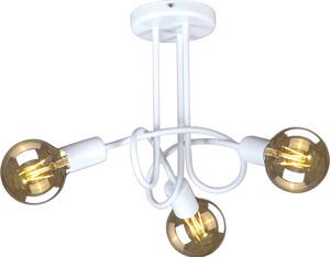 Lampada da soffitto DEZE bianca 3xE27x60W in metallo, dimensioni: 30x35x35 cm, IP20, Kaja
