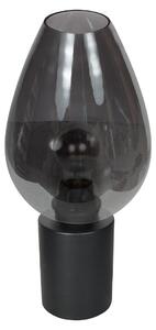 Steinhauer - lampada da tavolo - Bloeba - nero - vetro metallo - Ø 23cm - E27 - 4377ZW