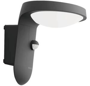 Applique solare a LED Philips 8719514476950 Tyla IP44 1,2W 255lm 4000K antracite con sensore di movimento