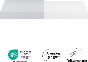 Materasso in schiuma fredda, confortevole, coprimaterasso con particelle e impugnature antiscivolo, Oeko-Tex, ergonomico, traspirante e resistente, durezza H3, 90x200cm