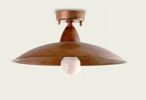 Plafoniera esterno rustica lampadari bartalini crispla pl30 e27 led ottone lampada soffitto - Lampadari Bartalini