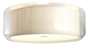 Plafoniera MARSET, Mercer C, dimmerabile, Beige, Soggiorno, Vetro, Design