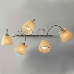 Applique illuminando soft ap5 e27 led paralume metallo flessibile - Illuminando