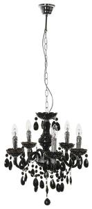 Italux Whiz lampadario con cristalli cromo L.90690/5BL