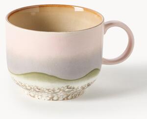 Tazza fatta a mano con smalto reattivo 70's