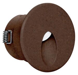 Faretto incasso linea light quara 65r ip65 87988 led corten alluminio spot - I-led - Maestro