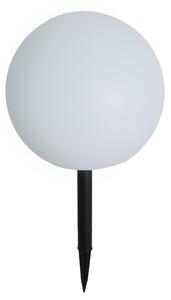 Lampada da esterno bianca 30 cm con LED integrato IP44 solare RGBW - Ludger