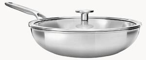 Padella wok argentata KitchenAid