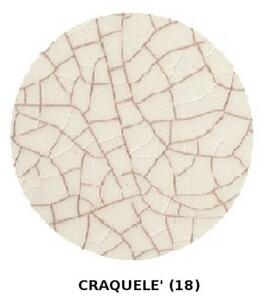 Applique rustico ferroluce retrò grunge c1430 e27 led metallo ceramica craquelè lampada parete - Retrò