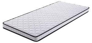 Materasso a molle insacchettate 90x200 cm, altezza H3, 10 cm, arrotolato, con moduli ergonomici e supporto per la zona lombare