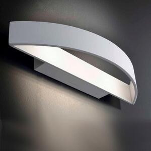 Applique illuminando cleo g 18w led 1530lm 3000°k lampada parete biemissione moderna alluminio bianco interno - Illuminando