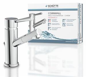 Rubinetto per lavabo a bassa pressione, miscelatore monocomando, cromato
