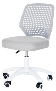 Sedia da scrivania per bambini Smart Grow, grigia, regolabile in altezza
