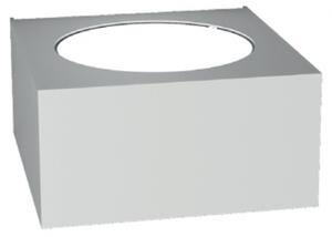 Applique moderna top light plate 1129 ap gx53 led metallo monoemissione lampada parete - Top Light