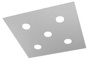 Plafoniera moderna top light area 1127 pl5 gx53 led metallo lampada soffitto - Top Light