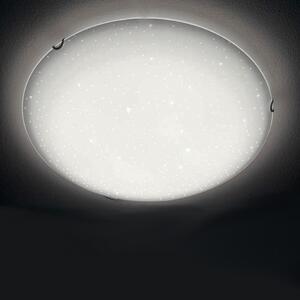 Plafoniera moderna illuminando aster 50 pl e27 led vetro serigrafato lampada soffitto - Illuminando