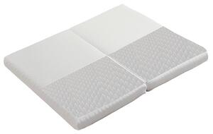 Materasso a molle insacchettate 140x200 cm, grado di rigidità H3, altezza 10 cm, realizzato in schiuma 23D, Öko-Tex, colore bianco