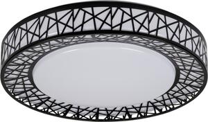 Plafoniera LED rotonda Amazi bianco e nero 17,5 W, bianco neutro 925 lm, metallo, dimensioni: 10x38x38 cm, IP20, Kanlux
