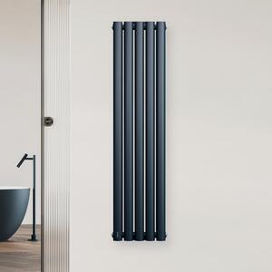 Radiatore di design, 620 W, acciaio, antracite, 120x30 cm