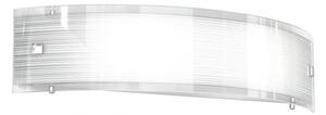 Applique moderno top light linear mad 1075 a50 e27 led vetro lampada parete soffitto - Top Light