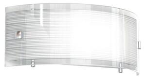 Applique moderno top light linear mad 1075 a30 e27 led vetro lampada parete soffitto - Top Light