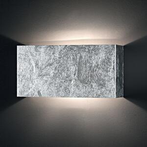 Applique moderno illuminando lei leip3k led lampada parete metallo biemissione rettangolare interni 20w 1900lm 3000°k 24cm - Illuminando