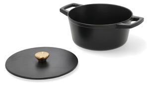 Pentola in ghisa con coperchio incluso adatta all'induzione 3,6 l – Holm