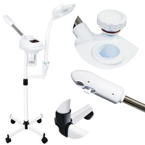 Vapozono per estetica con lampada lente d'ingrandimento 2 in 1 e ozono Calissimo