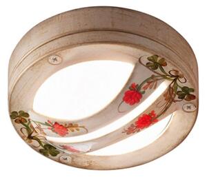 Plafoniera classica ferroluce brindisi a550 pl g9 led alluminio lampada soffitto parete - Ferroluce