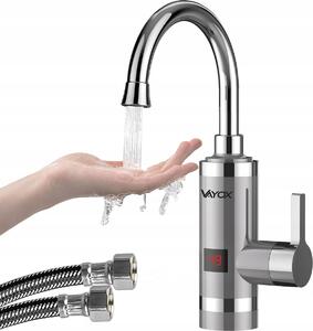 Miscelatore da cucina Vayox scaldabagno istantaneo VA0321 | Display LED | 3000W | 50° | Grigio