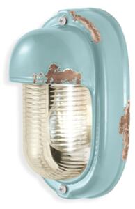 Applique rustica ferroluce retrò vintage c292 e27 led ceramica lampada parete - Retrò