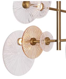 MAXLIGHT P0541 - Lampadario a sospensione con supporto rigido LED ALLURE 14xLED/5W/230V diametro 60 cm oro