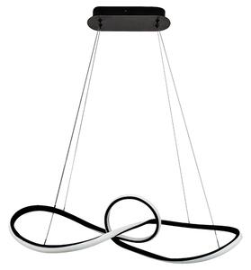 Lampadario LED a sospensione con filo MARCO LED/42W/230V nero