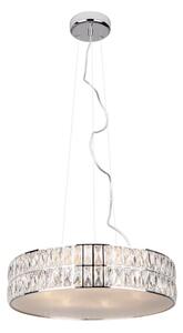 MAXLIGHT P0236 - Lampadario a sospensione con filo DIAMANTE 5xG9/42W/230V diametro 38 cm cromo