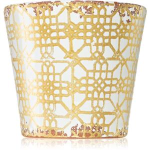 Wax Design Ceramic Lattice White Wild Iris candela profumata 14x12,5 cm