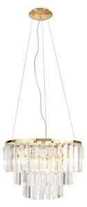 MAXLIGHT P0423 - Lampadario a sospensione con filo MONACO 9xG9/40W/230V diametro 42 cm oro
