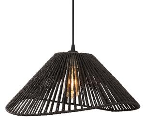 MAXLIGHT P0579 - Lampadario a sospensione con filo AMALFI 1xE27/15W/230V diametro 45 cm nero