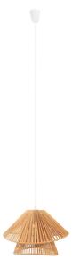 MAXLIGHT P0578 - Lampadario a sospensione con filo AMALFI 1xE27/15W/230V diametro 45 cm beige