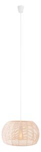 MAXLIGHT P0583 - Lampadario a sospensione con filo PRASLIN 1xE27/15W/230V diametro 39 cm beige