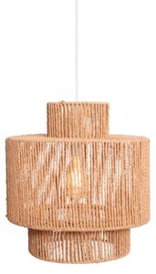 MAXLIGHT P0586 - Lampadario a sospensione con filo LABRIZ 1xE27/15W/230V diametro 35 cm beige
