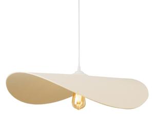 MAXLIGHT P0585 - Lampadario a sospensione con filo PAN 1xE27/15W/230V diametro 60 cm color crema