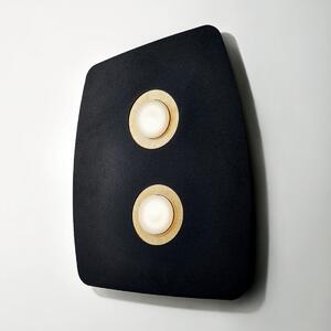 Plafoniera moderna illuminando demetra deme2slnrfo gx53 led metallo soffitto parete - Illuminando