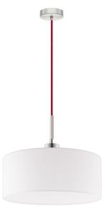 Eglo - Lampadario LED sospeso a cavo TUNJA 1xE27/60W/230V bianco