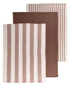 Set di strofinacci in cotone 3 pz 51x74 cm Marra – Tiseco Home Studio