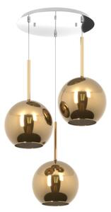 Plafoniera moderna top light future 1155 s3 tg e27 led vetro pirex soffiato lampada soffitto - Top Light
