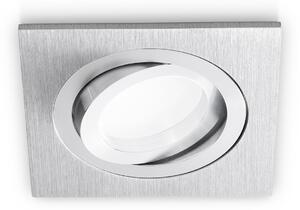 Faretto incasso gea led zenit q gfa040 gu10 ip20 orientabile spot quadrato - Gea Led