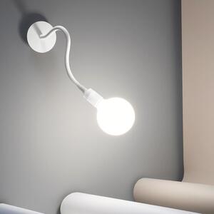 Applique moderno perenz bulbo 6682 b led e27 lampada parete braccio orientabile metallo gomma - Perenz