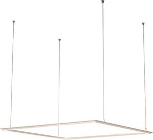 Set di 2 EMPIRE | Cornice luminosa a led | 62x62cm / Sospensione | 40W / 4000K | Bianco neutro | Trasformatore