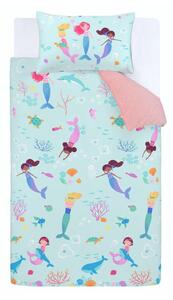 Biancheria da letto singola per bambini 135x200 cm Mermaid - Catherine Lansfield