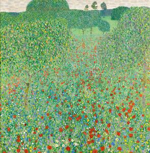 Riproduzione Blossoming poppies, Gustav Klimt